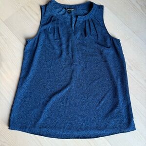 41 Hawthorn Black and Blue Sleeveless Top Size L Polyester/Spandex